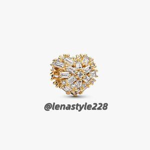 Pandora Sparkling Heart Charm